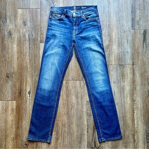 7 For All Mankind Dylan Blue Light Wash Denim Jeans Womens Size: 28